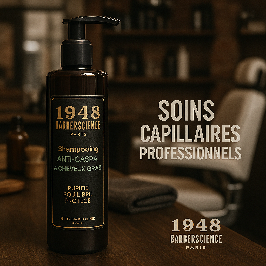 Shampoing Anti-Caspa & Cheveux Gras – 1948 BARBERSCIENCE PARIS