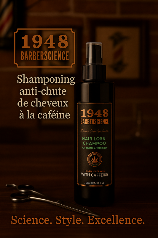 Shampoing Anti-Chute à la Caféine – 1948 BARBERSCIENCE PARIS
