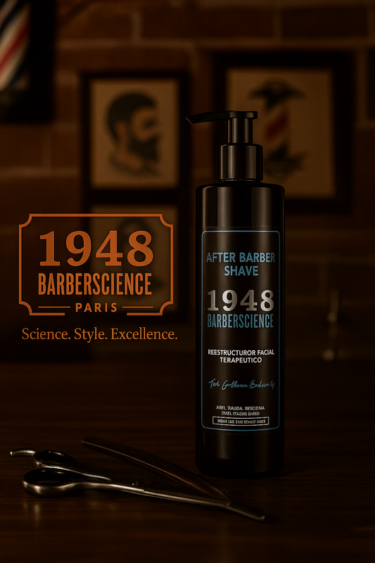 After Barber Shave – 1948 BARBERSCIENCE PARIS