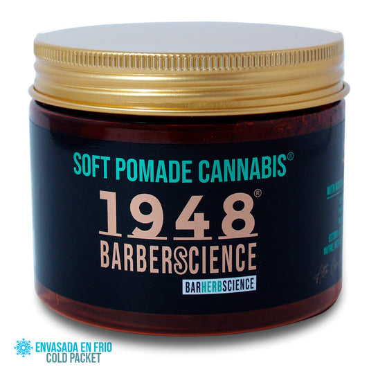 Soft Pomade Cannabis — Pommade coiffante naturelle & soin cheveux, tenue maximale satinée
