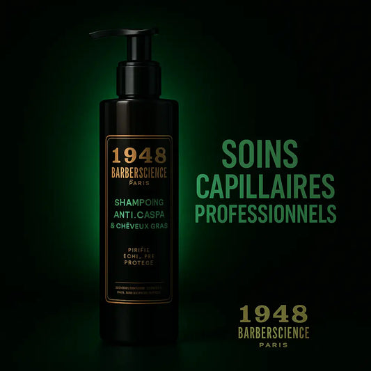 Shampoing Anti-Caspa & Cheveux Gras – 1948 BARBERSCIENCE PARIS