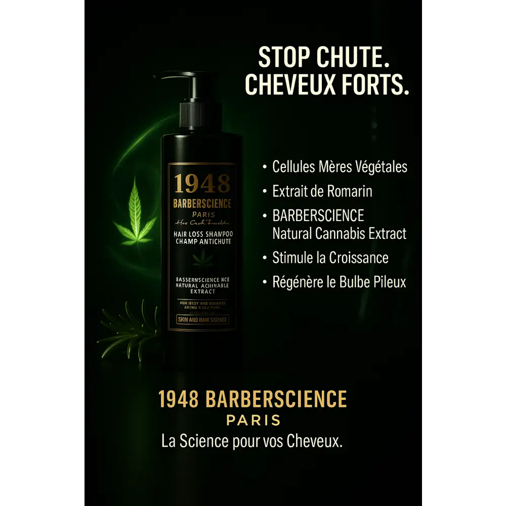 📦 Shampoing Anti-Chute – 1948 BARBERSCIENCE PARIS