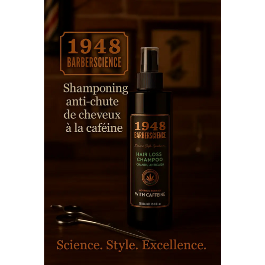 Shampoing Anti-Chute à la Caféine – 1948 BARBERSCIENCE PARIS